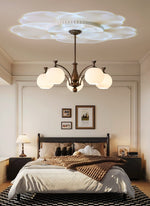Hespera Orb Chandelier – Modern Glass & Bronze Pendant Light