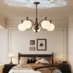 Hespera Orb Chandelier – Modern Glass & Bronze Pendant Light