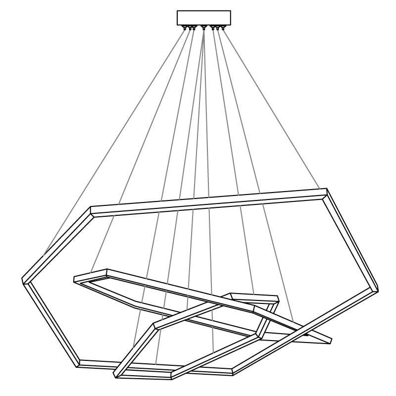 hexagon-chandelier