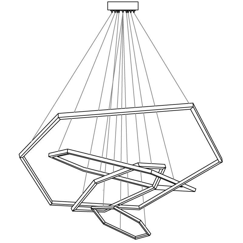 hexagon-chandelier