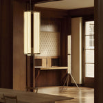 Hexagonal Glass Pendant Light with Integrated LED, Modern Minimalist Ceiling Lamp