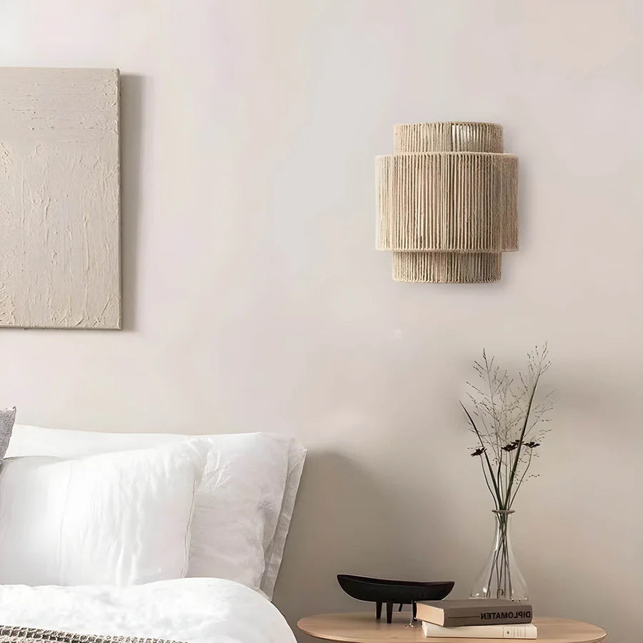 Vintage Glow Natural Wall Light