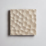 Hive Hexagonal Travertine Wall Sconce for Modern Interiors