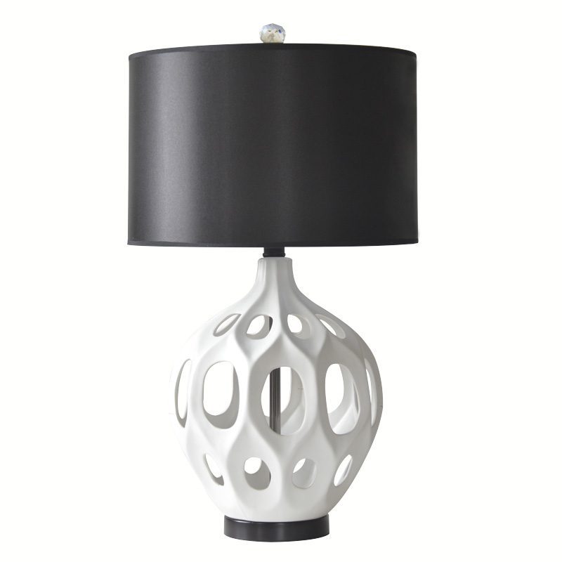 Hollow Ceramic Table Lamp