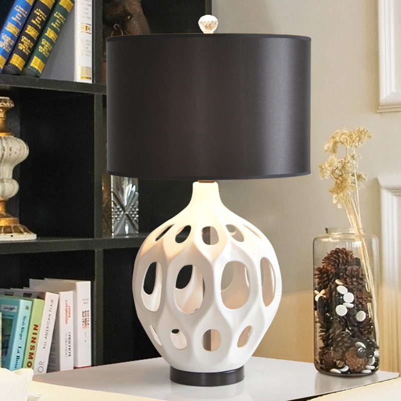 Hollow Ceramic Table Lamp