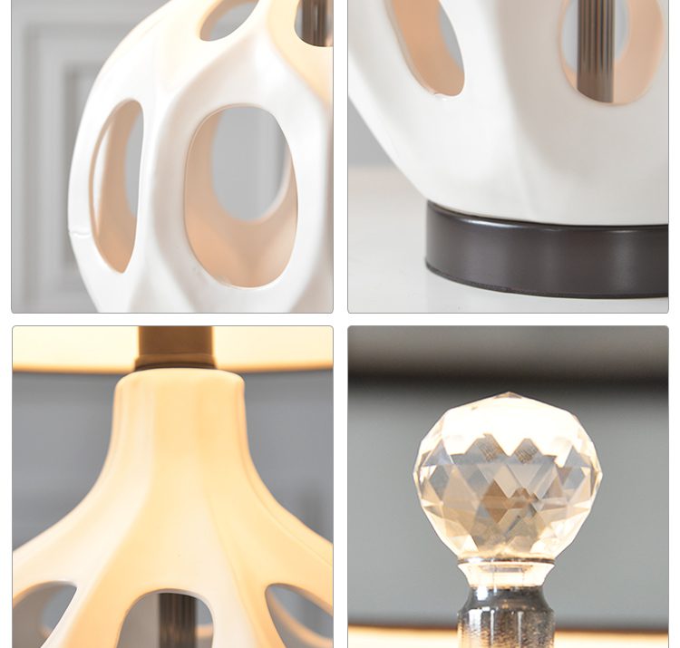 Hollow Ceramic Table Lamp