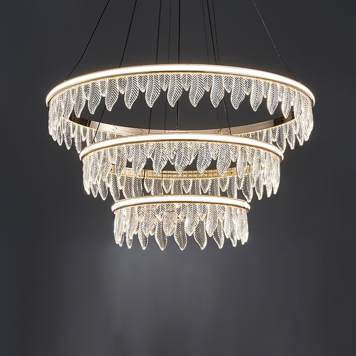 Holy Light Leaf Chandelier