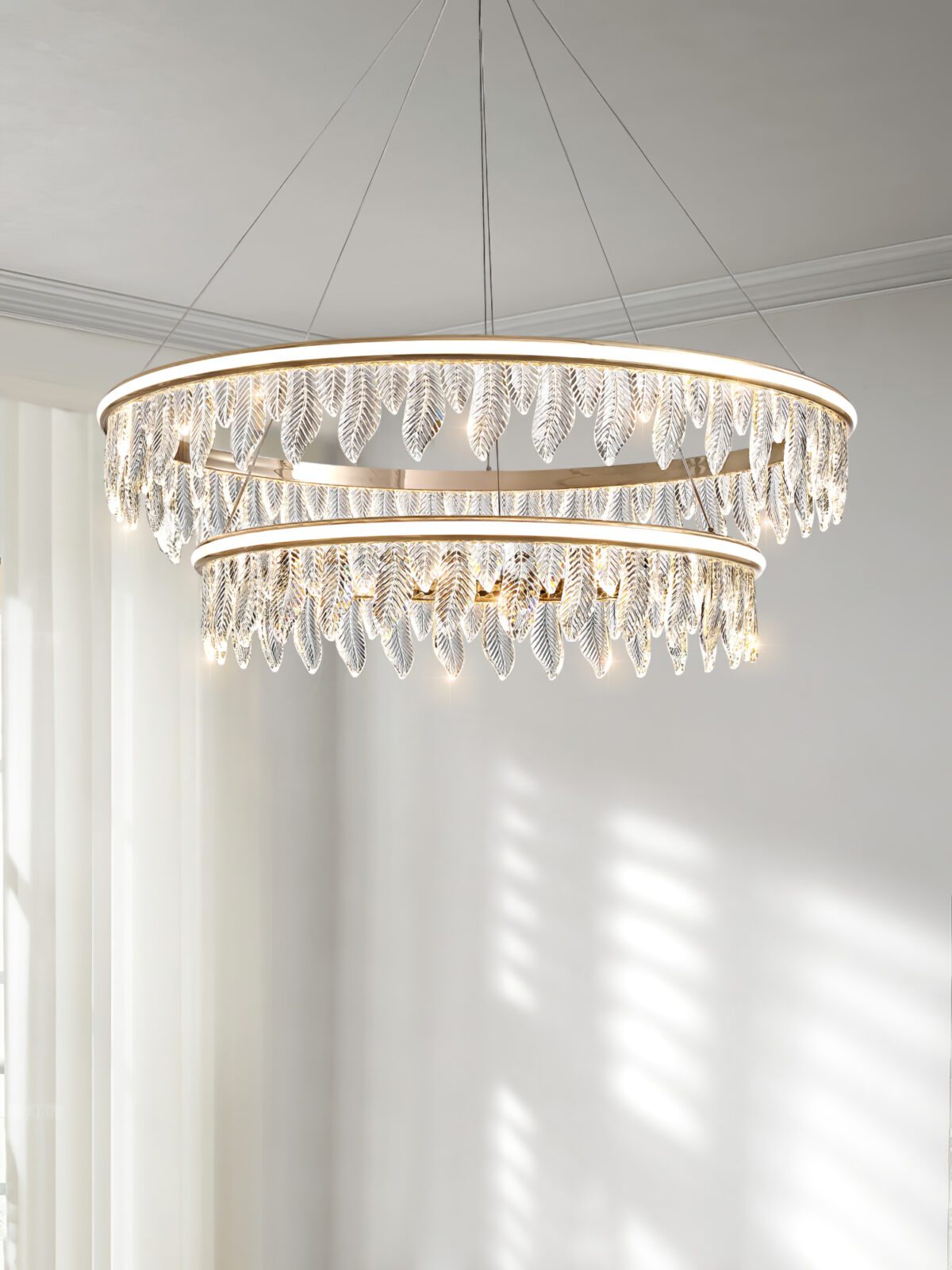 Holy Light Leaf Chandelier