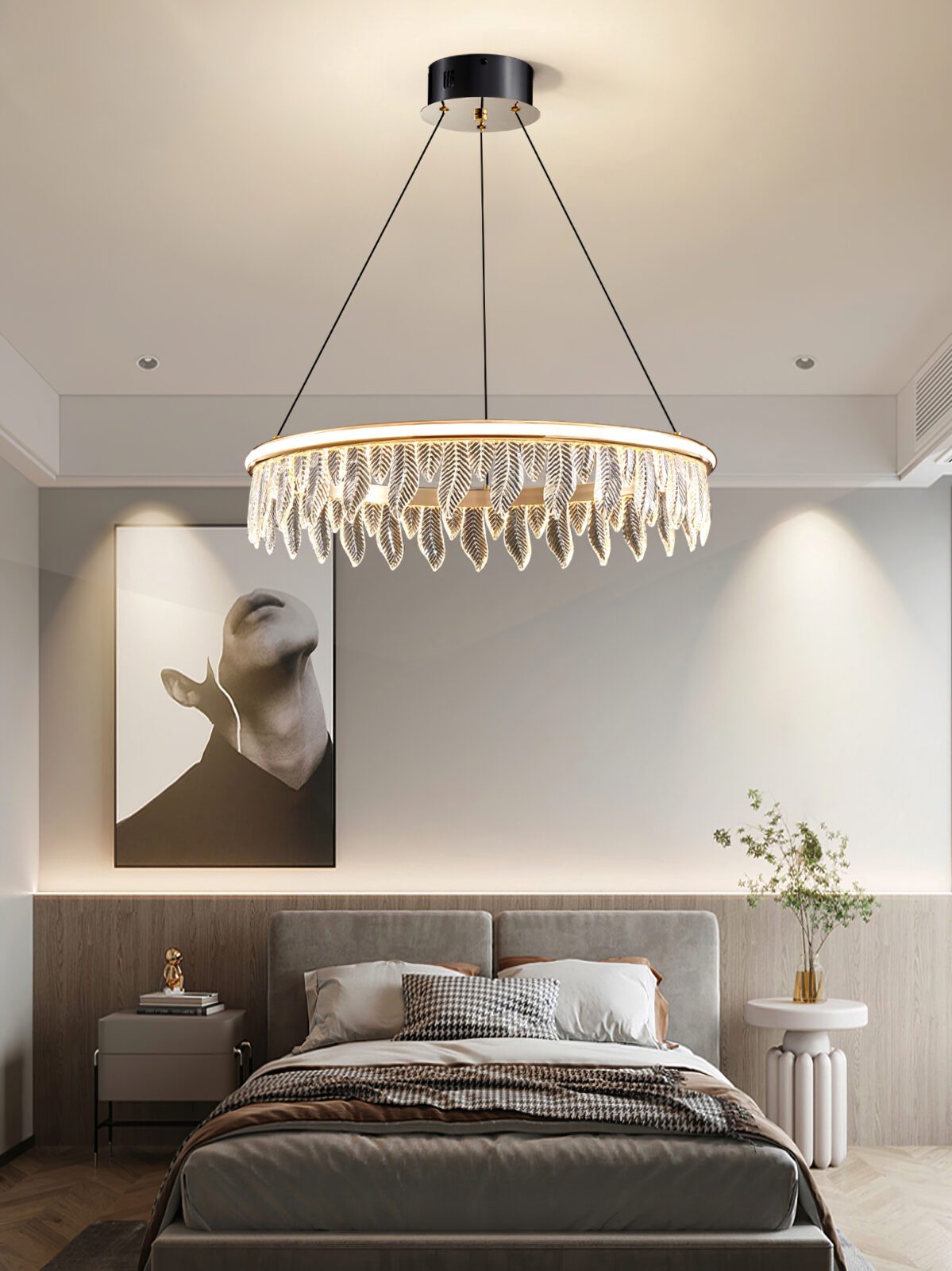 Holy Light Leaf Chandelier