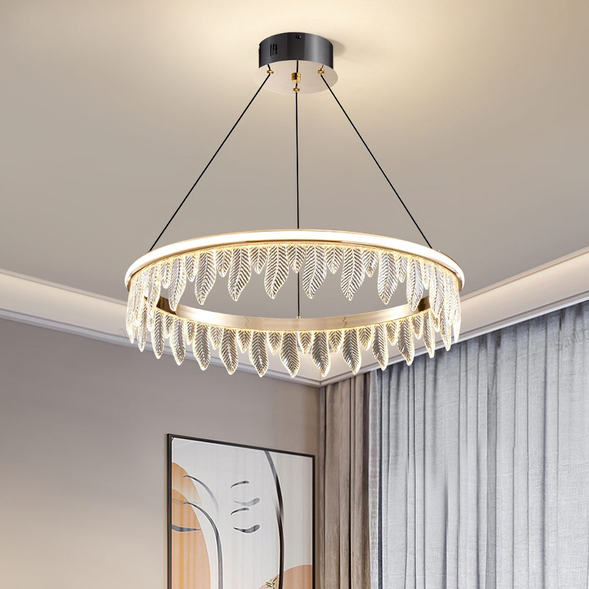 Holy Light Leaf Chandelier