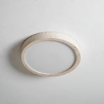 Horizon Travertine Ceiling Light – Modern Minimalist Flush Mount