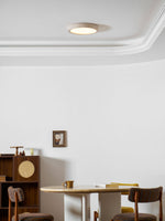 Horizon Travertine Ceiling Light – Modern Minimalist Flush Mount