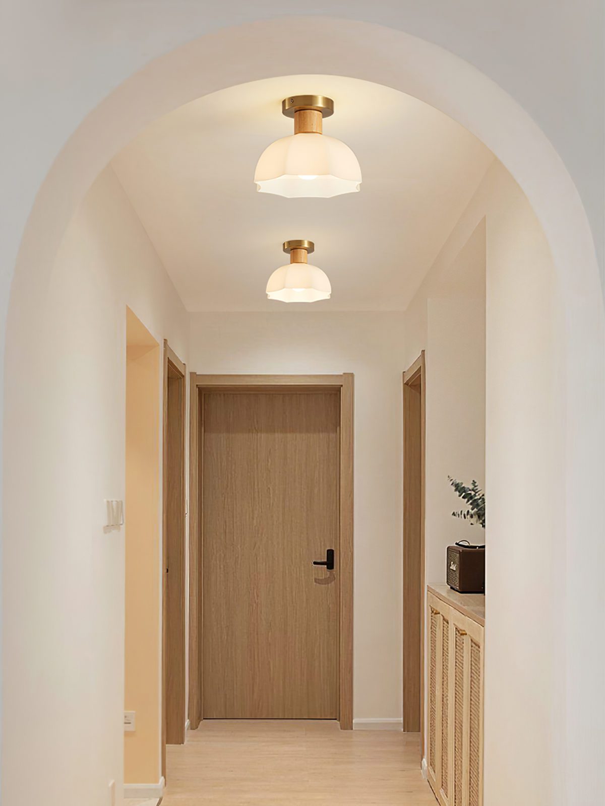 Horn Shaped Small Ceiling Lamp