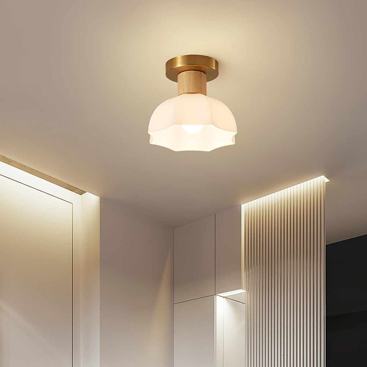 Horn Shaped Small Ceiling Lamp