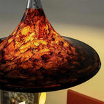 Horn of Light Pendant Lamp | Amber Acrylic Modern Hanging Light