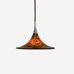 Horn of Light Pendant Lamp | Amber Acrylic Modern Hanging Light