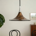 Horn of Light Pendant Lamp | Amber Acrylic Modern Hanging Light