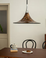 Horn of Light Pendant Lamp | Amber Acrylic Modern Hanging Light