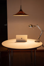 Horn of Light Pendant Lamp | Amber Acrylic Modern Hanging Light