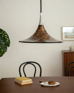 Horn of Light Pendant Lamp | Amber Acrylic Modern Hanging Light