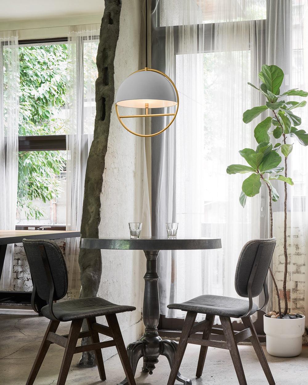 Huan Pendant Light – Modern Minimalist Metal Ceiling Lamp for Living and Dining Rooms