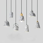 Hubble Cement Pendant Light – Modern Industrial Minimalist Ceiling Lamp