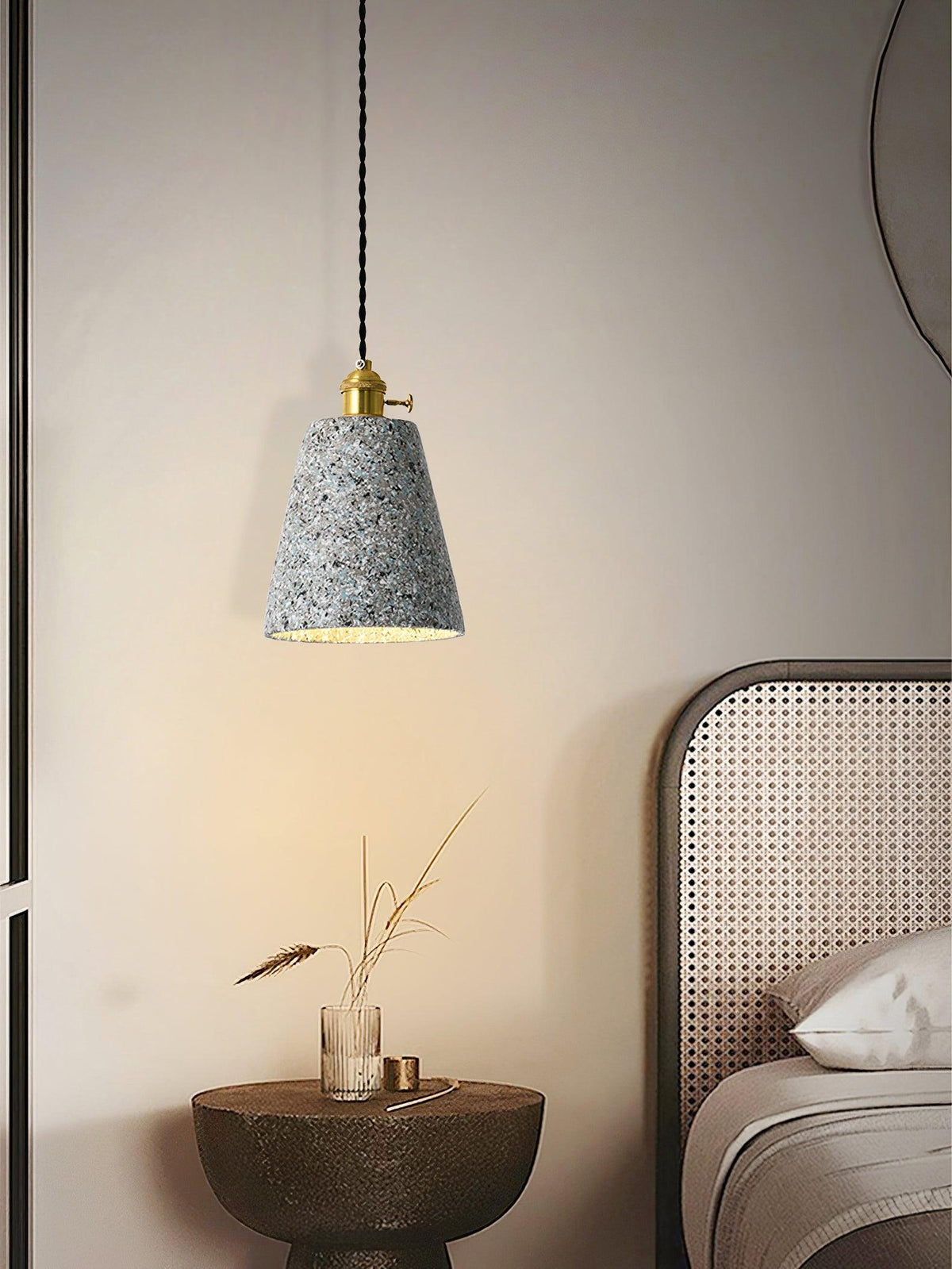 Hubble Cement Pendant Light – Modern Industrial Minimalist Ceiling Lamp