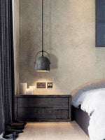 Hubble Cement Pendant Light – Modern Industrial Minimalist Ceiling Lamp