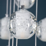 Crystal Ball Pendant Light – Chrome & Clear Glass Chandelier
