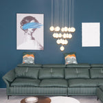 Crystal Ball Pendant Light – Chrome & Clear Glass Chandelier