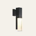 Contemporary Stylish Black Waterproof Led Outdoor Wall Light