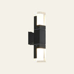 Contemporary Stylish Black Waterproof Led Outdoor Wall Light