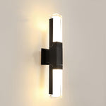 Contemporary Stylish Black Waterproof Led Outdoor Wall Light