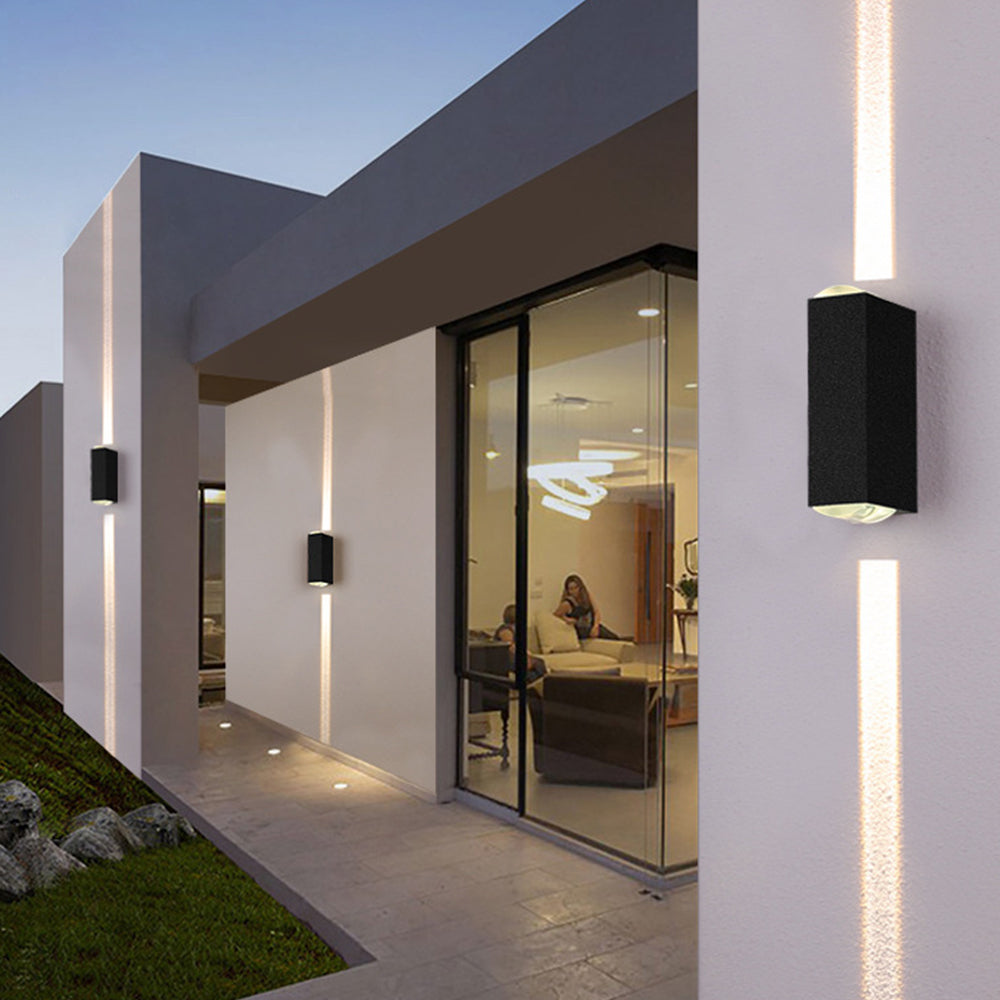 Creative Double Headed Aluminum Led Outdoor Wall Light