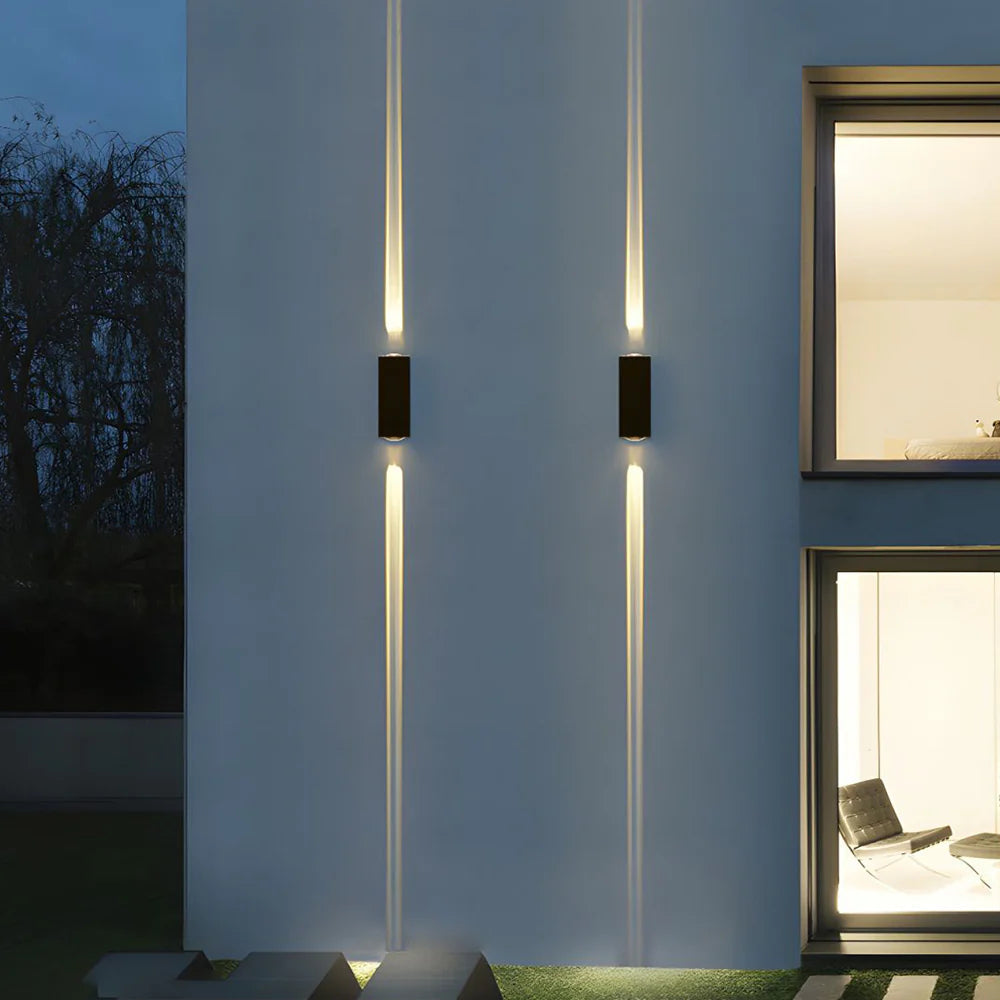 Creative Double Headed Aluminum Led Outdoor Wall Light