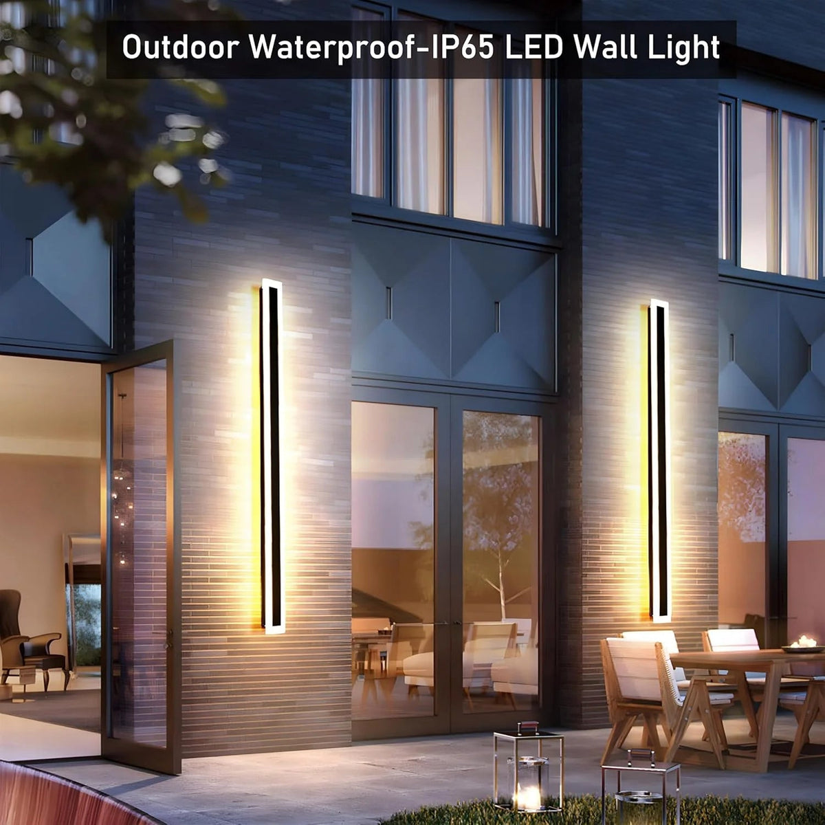 Modern Minimalism Acrylic Outdoor Led Wall Lights
