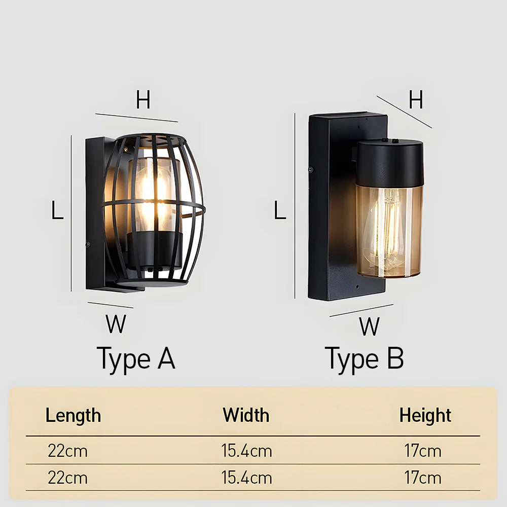 New Chinese Style Waterproof And Moisture Proof Outdoor Wall Lamp