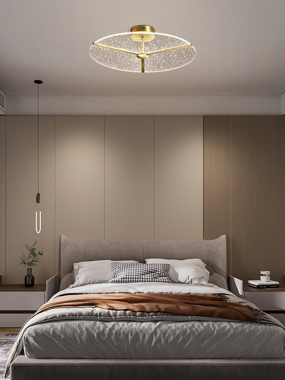 Ice Pattern Ceiling Lamp