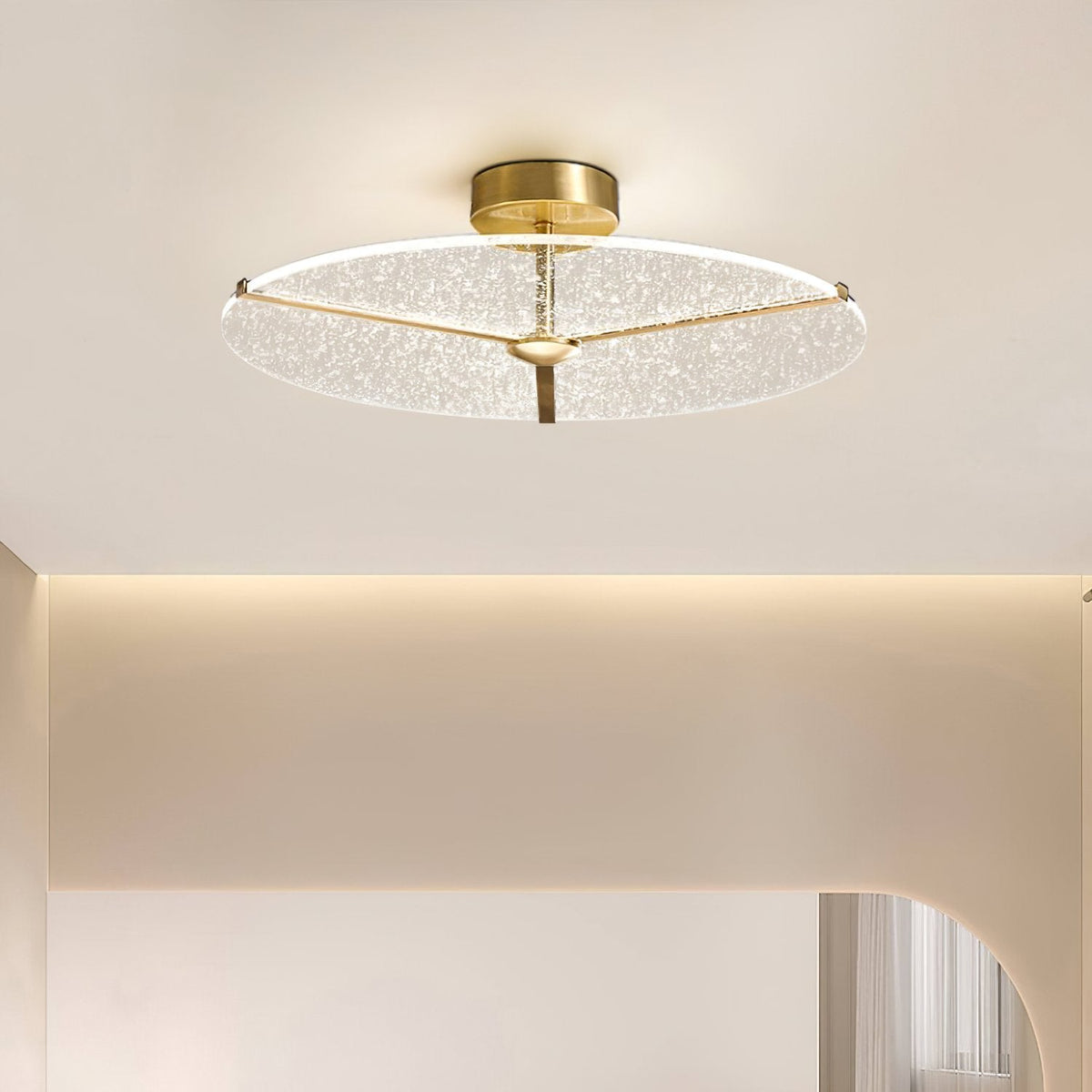 Ice Pattern Ceiling Lamp