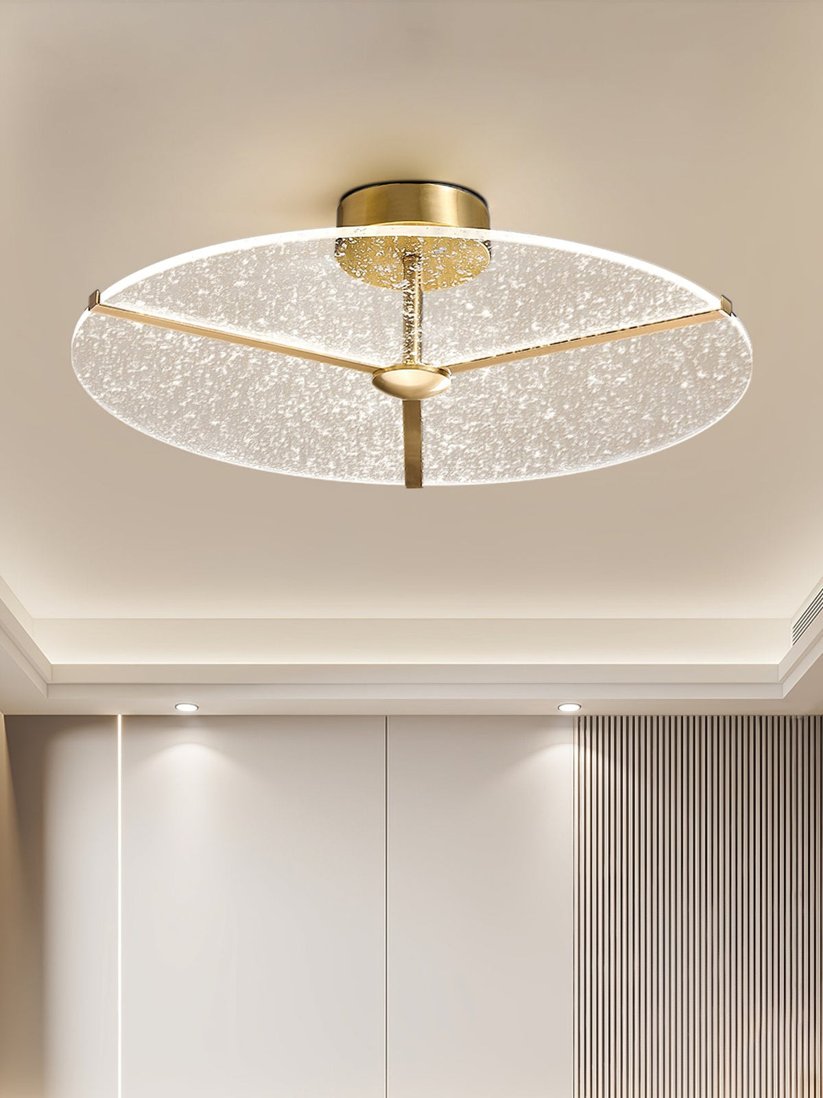 Ice Pattern Ceiling Lamp
