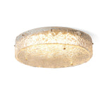 Illuminese Modern Flush Mount Ceiling Light with Acrylic Shade, Nickel Finish