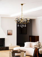 Imperial Pearl Crystal Chandelier – Gold Finish, E14, 6 & 8 Light Options
