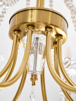 Imperial Pearl Crystal Chandelier – Gold Finish, E14, 6 & 8 Light Options