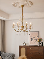 Imperial Pearl Crystal Chandelier – Gold Finish, E14, 6 & 8 Light Options