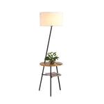 Inclined Tube With Table Floor Lamp