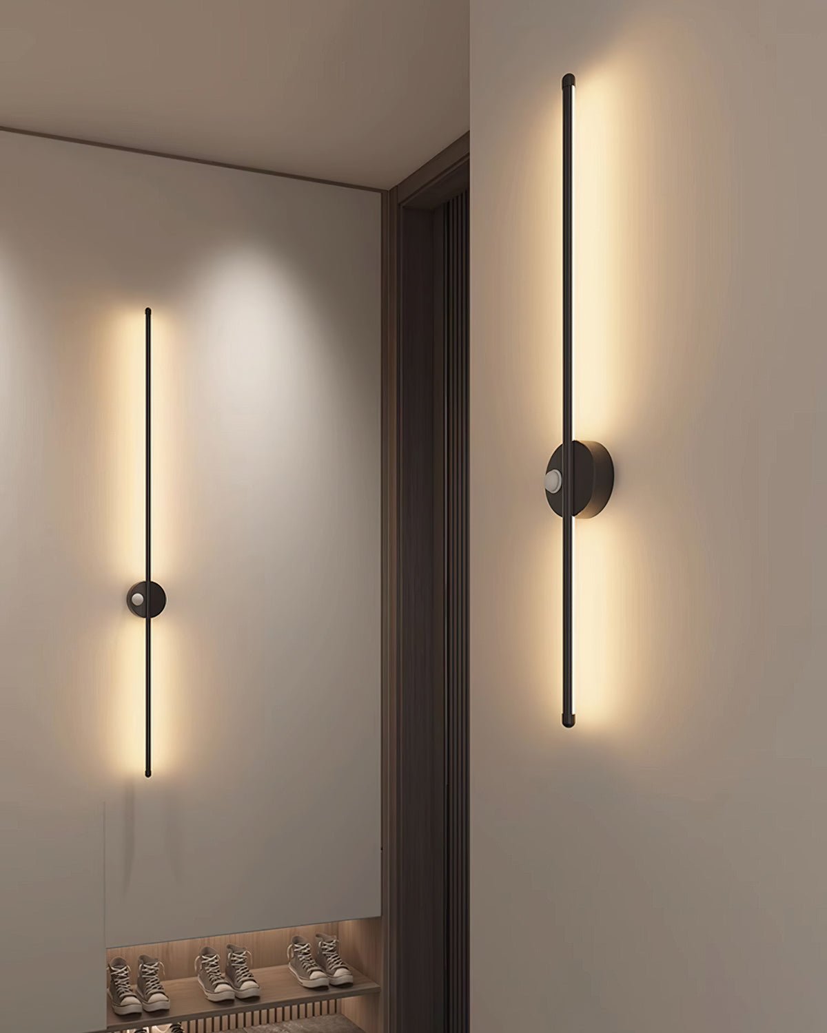 Infinity Edge Rechargeable LED Wall Sconce with Motion Sensor