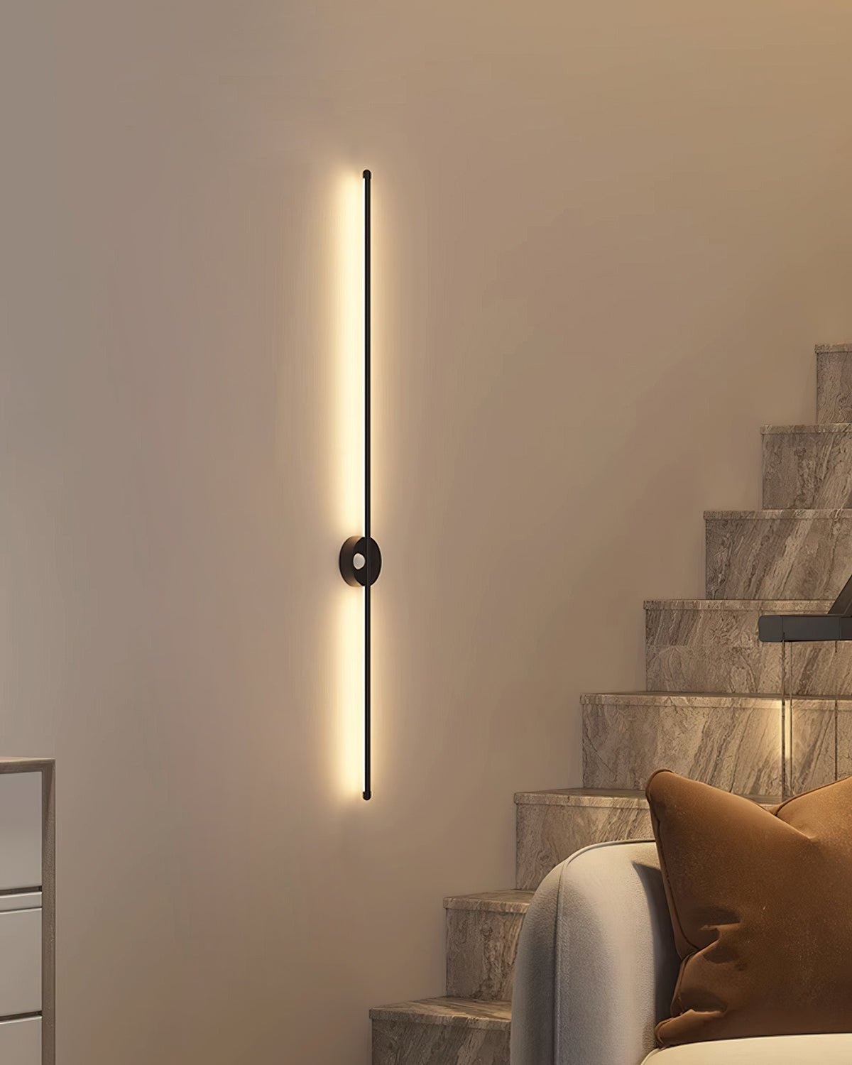 Infinity Edge Rechargeable LED Wall Sconce with Motion Sensor
