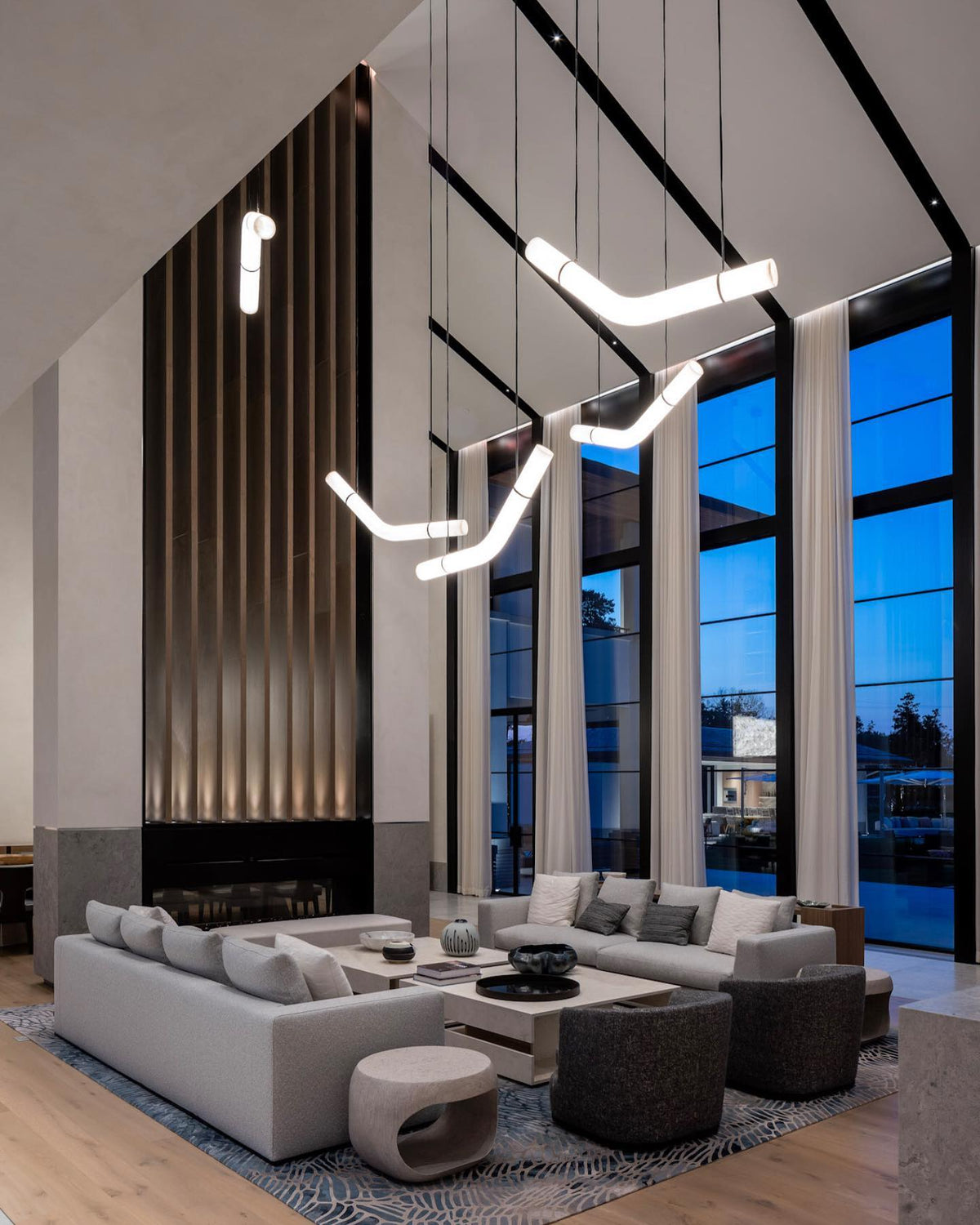 Infinity Alabaster Pendant Light in Brass and Leather