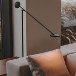 Black Adjustable Arm Invisible Led Floor Lamp