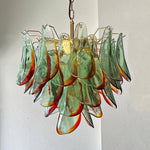 Marielle Glass Chandelier – Modern Art Deco Pendant Light for Dining Room & Foyer